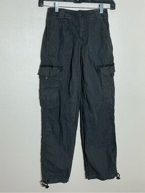 American Eagle Outfitters Women’s 000 Cargo Pants with Drawstring Ankles
